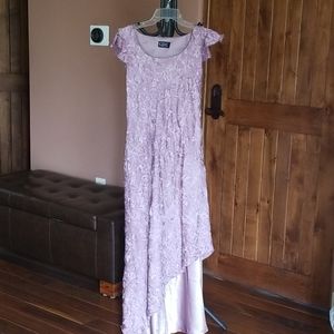 CDC long wedding dress.